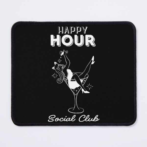 Item preview, Happy Hour Social Club (white) designed and sold by Magnolia Valley Art.