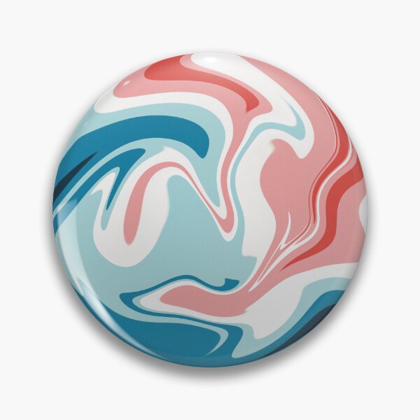 Item preview, Red White Blue Psychedelic Pattern Y2K Retro designed and sold by Skull Fern.