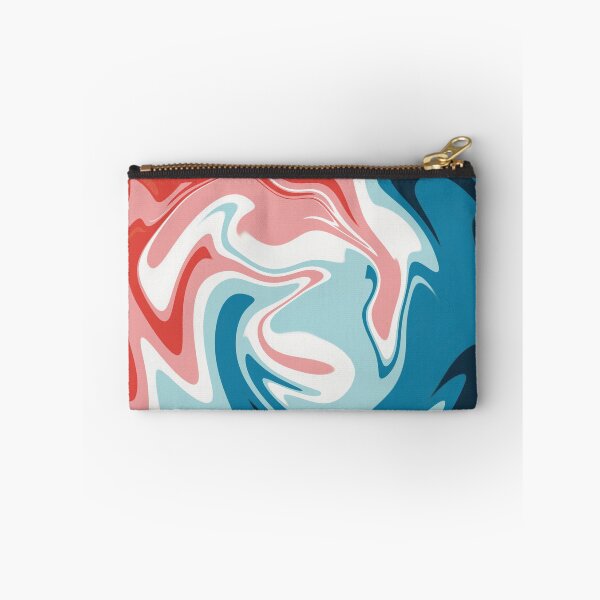 Item preview, Red White Blue Psychedelic Pattern Y2K Retro designed and sold by Skull Fern.