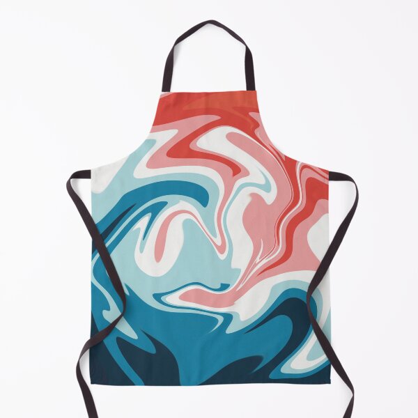 Item preview, Red White Blue Psychedelic Pattern Y2K Retro designed and sold by Skull Fern.