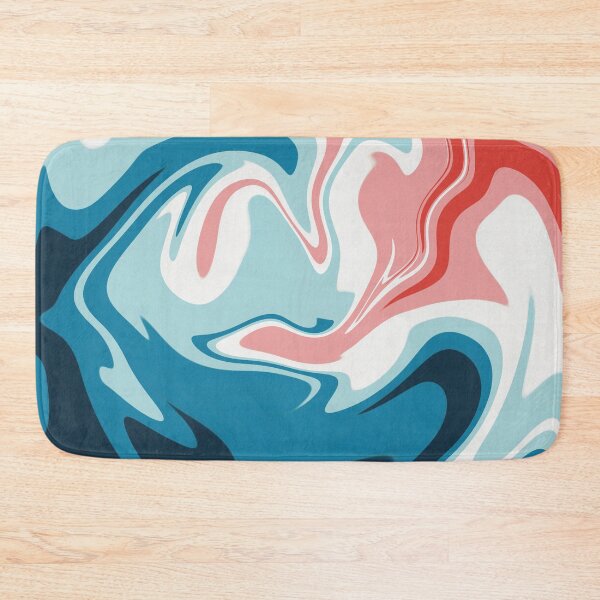 Item preview, Red White Blue Psychedelic Pattern Y2K Retro designed and sold by Skull Fern.
