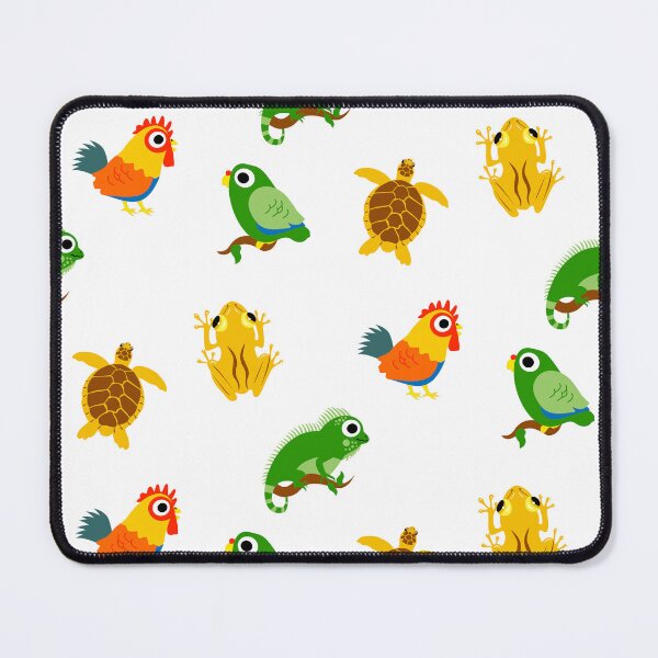 Item preview, Set of 5 Puerto Rico Animals Parrot Coqui Carey Rooster Iguana designed and sold by byDarling.