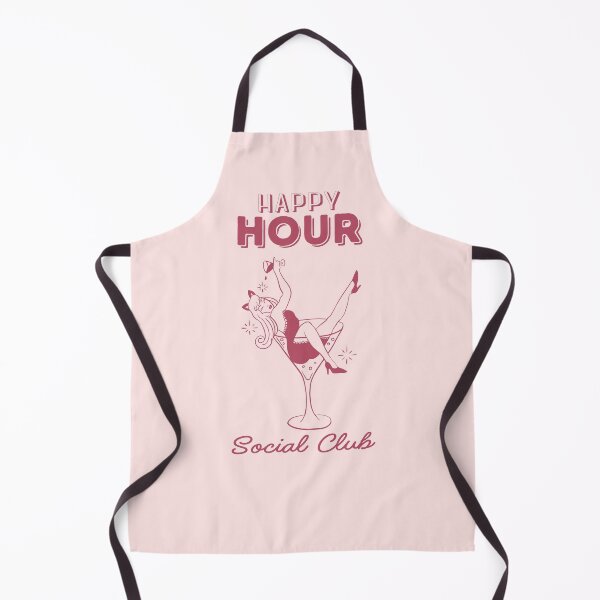 Item preview, Happy Hour Social Club Pink designed and sold by Magnolia Valley Art.