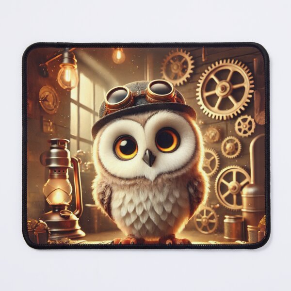 Item preview, Steampunk Ural Owl designed and sold by Sillytoe.