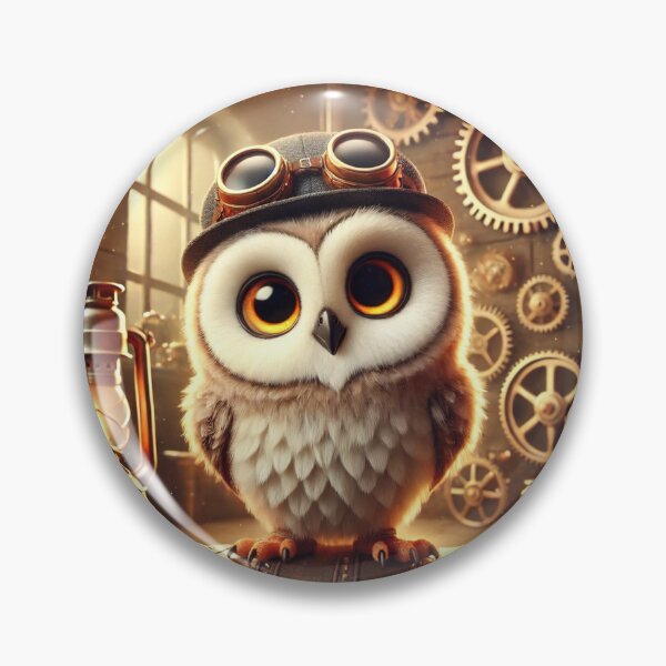 Item preview, Steampunk Ural Owl designed and sold by Sillytoe.