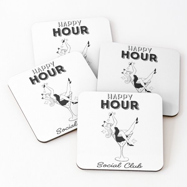 Item preview, Happy Hour Social Club designed and sold by Magnolia Valley Art.