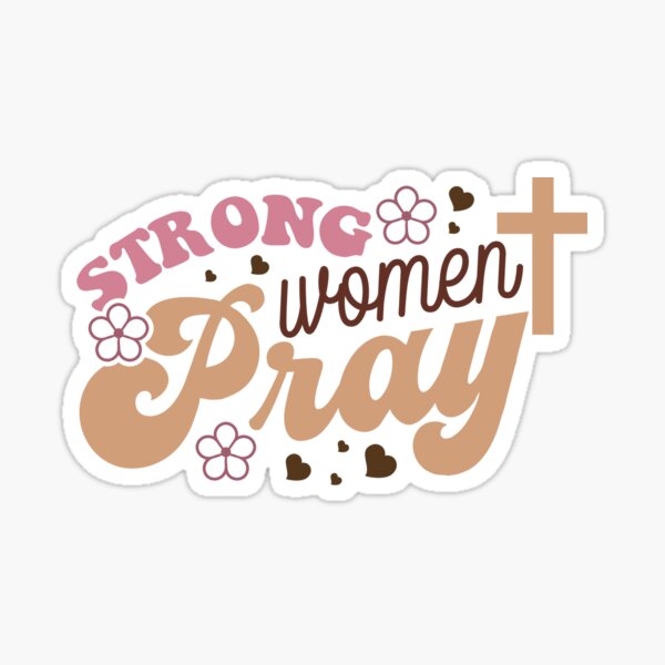 Item preview, Strong Women Pray designed and sold by BlessedHandsDesigns.