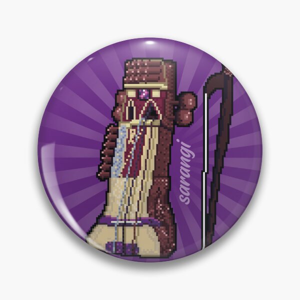 Item preview, Sarangi: indian musical instrument in pixel art designed and sold by Isma Bou Grafik.