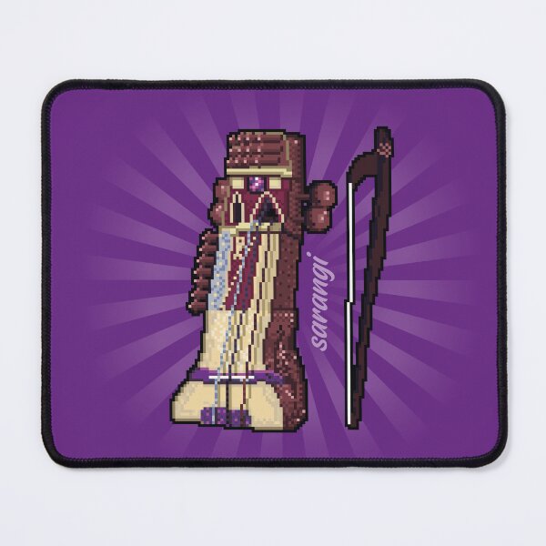 Item preview, Sarangi: indian musical instrument in pixel art designed and sold by Isma Bou Grafik.