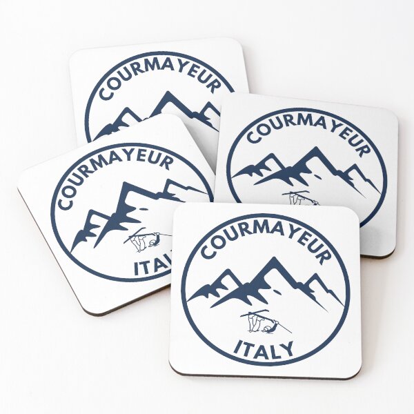 Item preview, Courmayeur Ski Resort Italy Mountains  designed and sold by karmdaf.