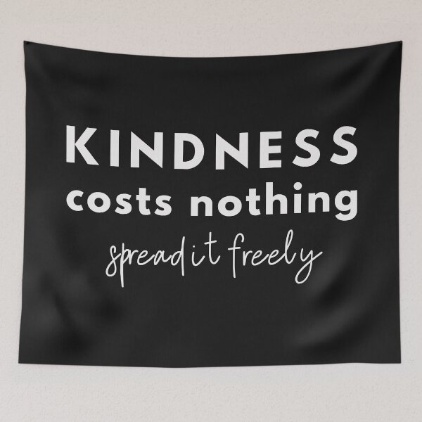 Item preview, Kindness Costs Nothing Spread It Freely, Positive Quote designed and sold by Anniko Art Studio.