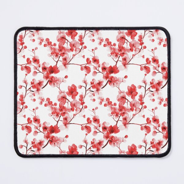 Item preview, Red flora, Chinese print, traditional flowers, flower power designed and sold by PapuruDesigns.