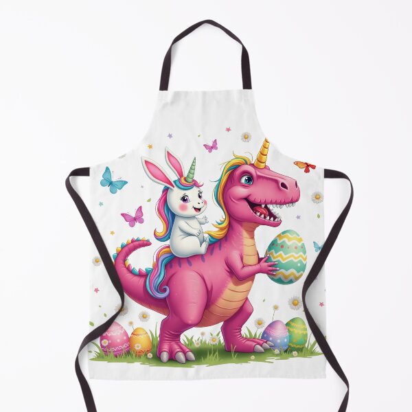 Item preview, easter pink dinosaur and a rabbit unicorn designed and sold by jkrphoto.