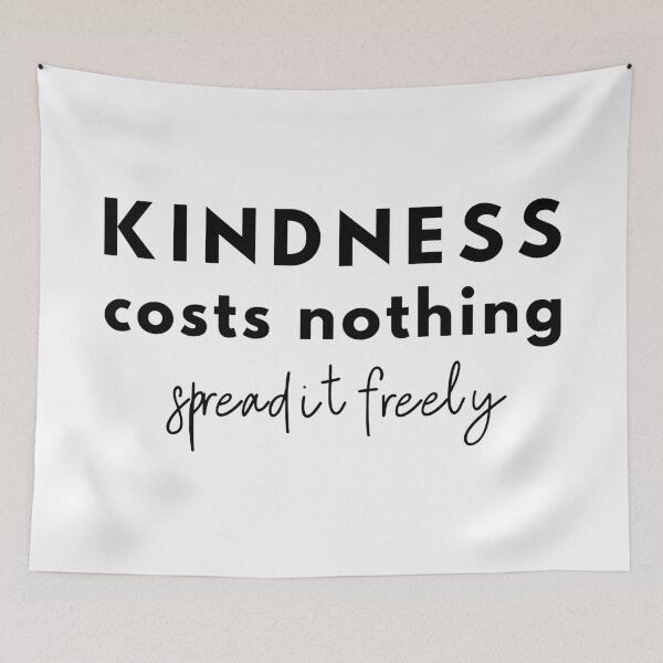 Item preview,  Kindness Costs Nothing Spread It Freely, Positive Quote designed and sold by Anniko Art Studio.