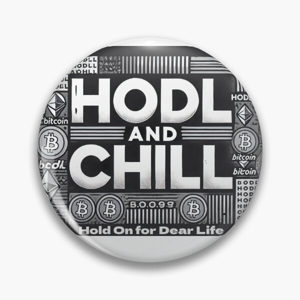 Artikelvorschau, Die Kryptowelle – HODL und chillen! entworfen und verkauft von GiftGuruIdeas.