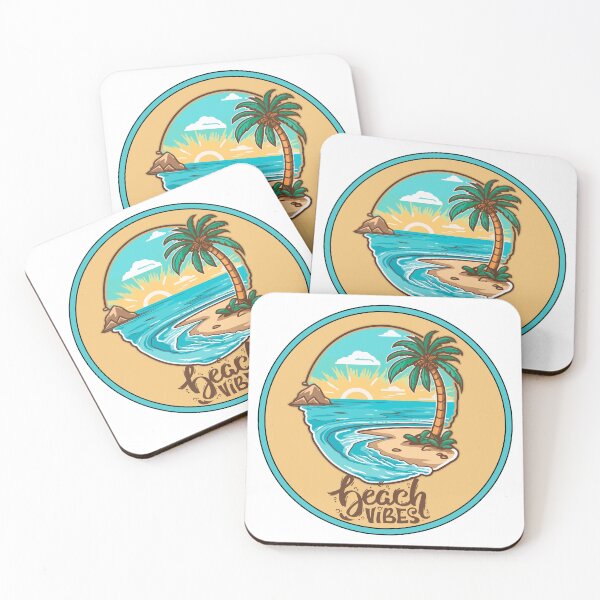 Item preview, Beach vibes sticker designed and sold by Kiraguapa.
