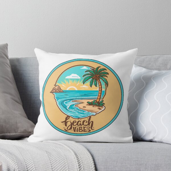 Item preview, Beach vibes sticker designed and sold by Kiraguapa.