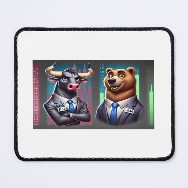 Item preview, The Crypto wave - Bulls & Bears ! designed and sold by GiftGuruIdeas.