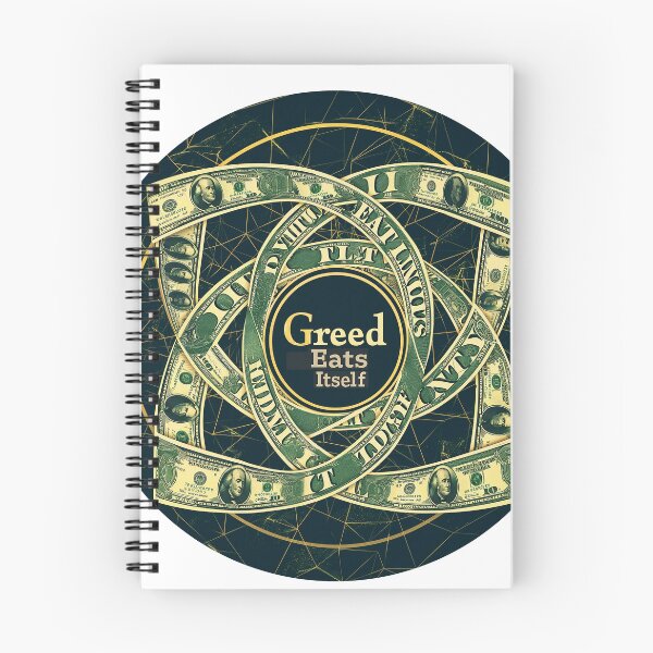 Item preview, Bankrupt America Greed Eats Itself designed and sold by JanChryzostom.