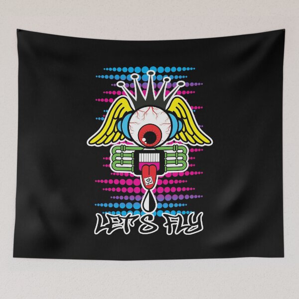 Item preview, Let's Fly Modern Street Art designed and sold by moon70star-m70s.