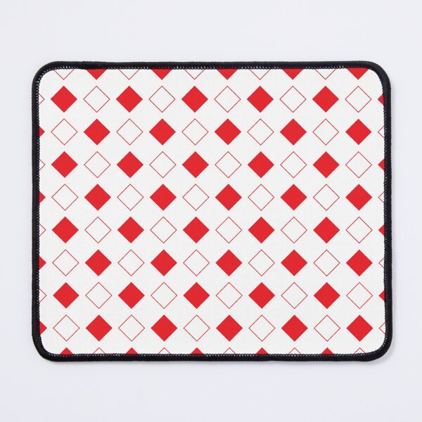 Item preview, Red and White Diamonds   designed and sold by lornakay.