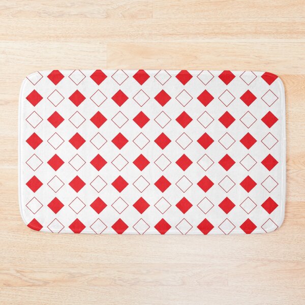 Item preview, Red and White Diamonds   designed and sold by lornakay.