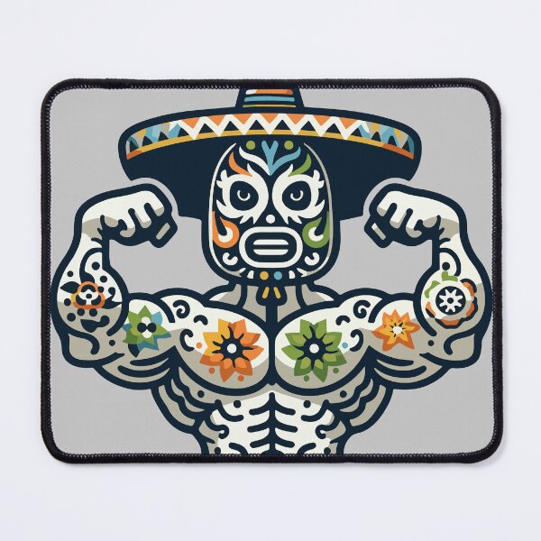 Item preview, "El Luchador Apuesto": A Bold, Heroic Design Celebrating Mexican Wrestling Culture designed and sold by Edgar Ramirez.