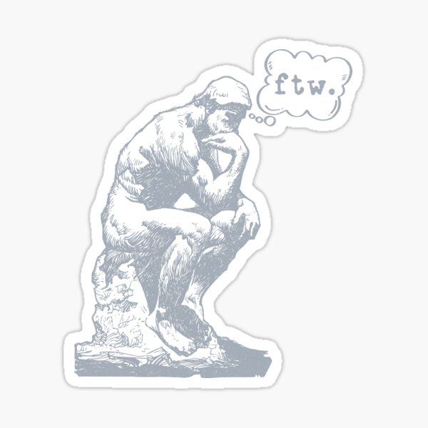 Bad Thoughts FTW Sticker
