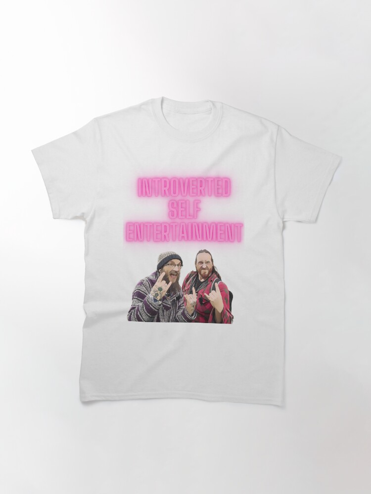 Thumbnail 3 of 7, Classic T-Shirt, Introverted Self Entertainment designed and sold by saxonforageruk.