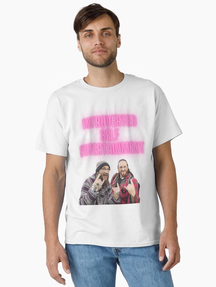 Thumbnail 1 of 7, Classic T-Shirt, Introverted Self Entertainment designed and sold by saxonforageruk.