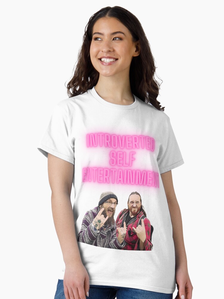 Thumbnail 2 of 7, Classic T-Shirt, Introverted Self Entertainment designed and sold by saxonforageruk.