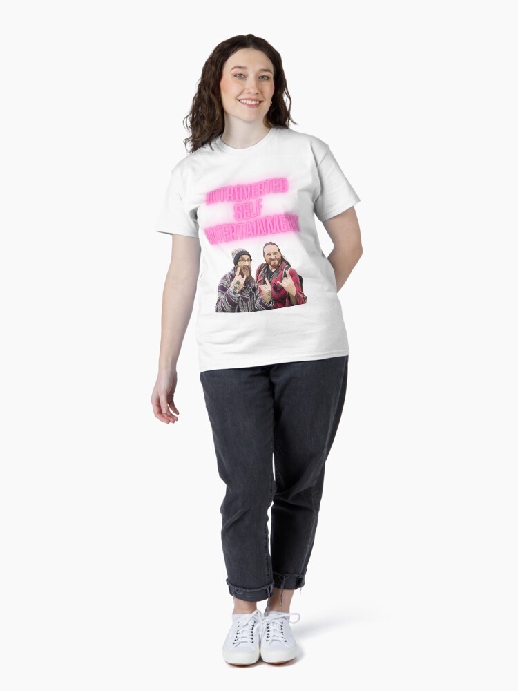 Thumbnail 4 of 7, Classic T-Shirt, Introverted Self Entertainment designed and sold by saxonforageruk.