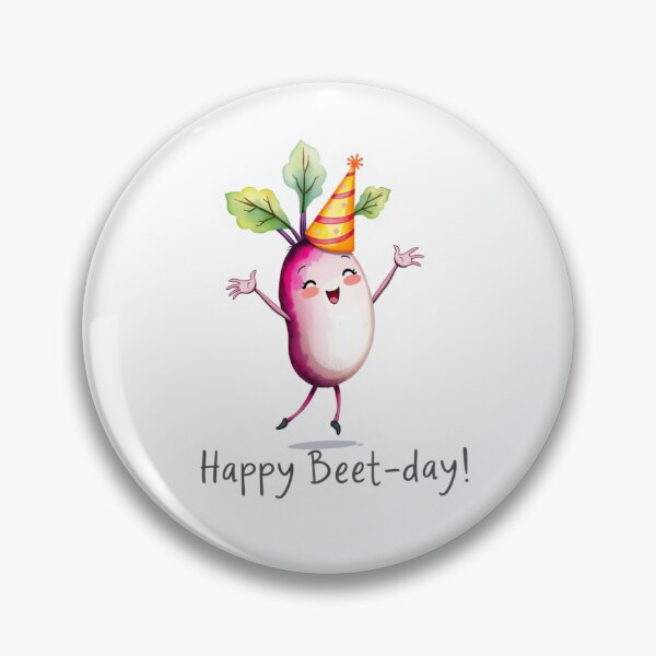 Item preview, Happy Beet-day beet Gift cute kawaii meme  designed and sold by CheeseBlueprint.