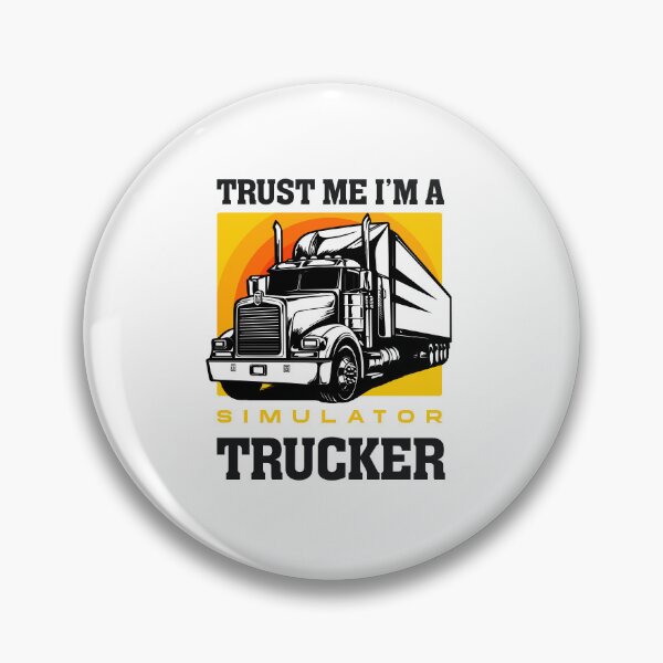 Item preview, Funny Semi Truck Simulator Gaming For Virtual Truckers designed and sold by Uppercase Tees.