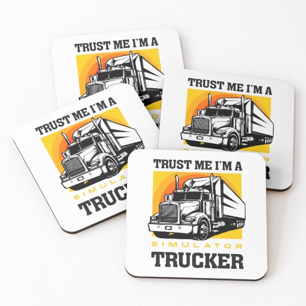 Item preview, Funny Semi Truck Simulator Gaming For Virtual Truckers designed and sold by Uppercase Tees.