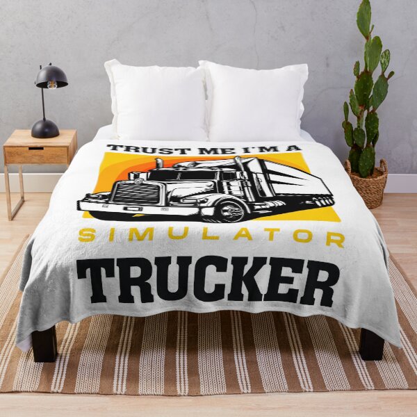 Item preview, Funny Semi Truck Simulator Gaming For Virtual Truckers designed and sold by Uppercase Tees.