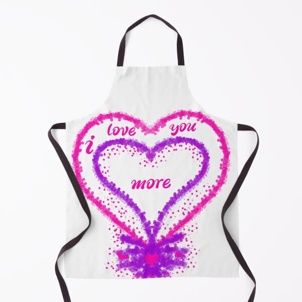 Item preview, I love you more two hearts designed and sold by MsArtyCrafts.