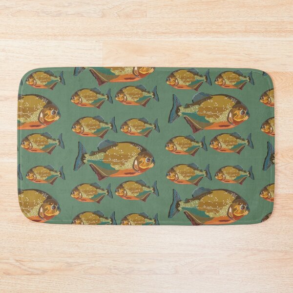 Item preview, R is for Red Bellied Piranha ,Red-Bellied Piranha – Fierce Freshwater Fish of the Amazon Illustration designed and sold by PrettylittlepastelUk.