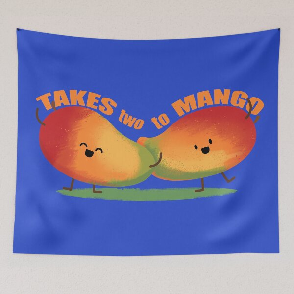 Item preview, It Takes two to Mango cute pun designed and sold by Angele Gougeon.