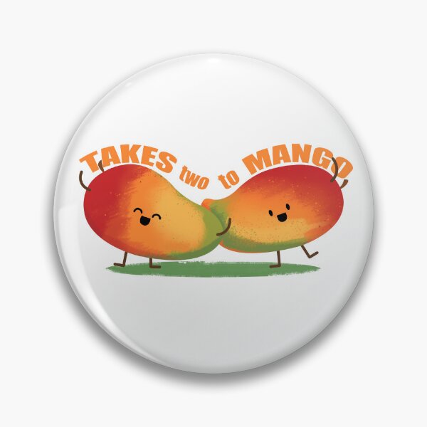 Item preview, It Takes two to Mango cute pun designed and sold by Angele Gougeon.