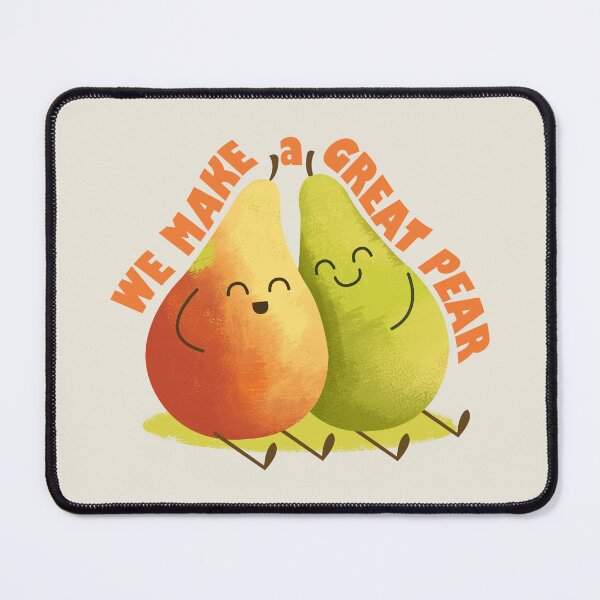 Item preview, We Make a Great Pear cute pun illustration designed and sold by Angele Gougeon.