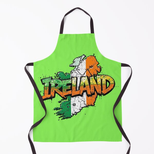 Item preview, Ireland pop art graffiti style retro vintage design designed and sold by BorgSpareParts.