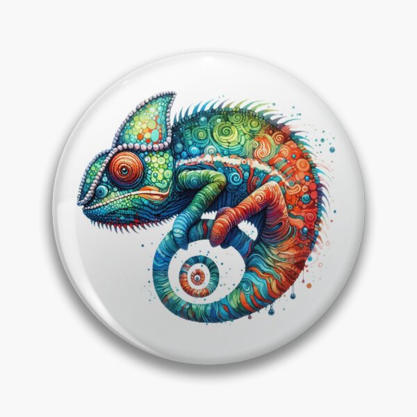 Item preview, A colorful chameleon designed and sold by VisualHut.