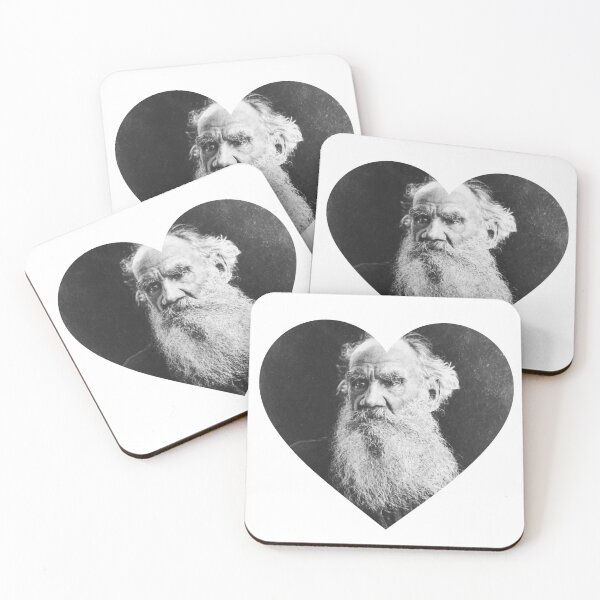 Item preview, Leo Tolstoy heart | I love Leo Tolstoy designed and sold by stickerskool.