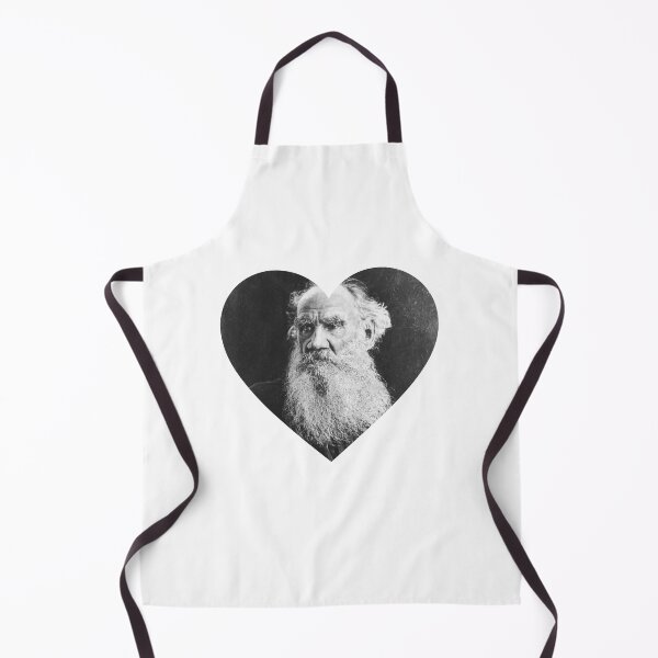 Artikelvorschau, Leo Tolstoi Herz | Ich liebe Leo Tolstoi entworfen und verkauft von stickerskool.