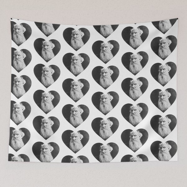 Item preview, Leo Tolstoy heart | I love Leo Tolstoy designed and sold by stickerskool.