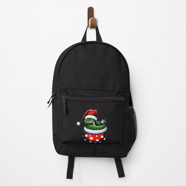 Item preview, christmas green snake with Santa hat,christmas snake,christmas animals,christmas Vintage, designed and sold by Expressions-Sel.