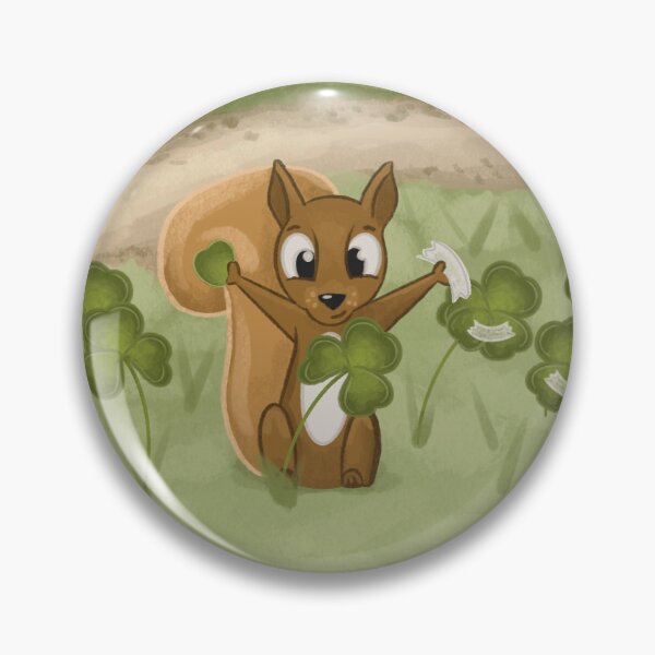A Four-Leaf Clover Hunt Pin