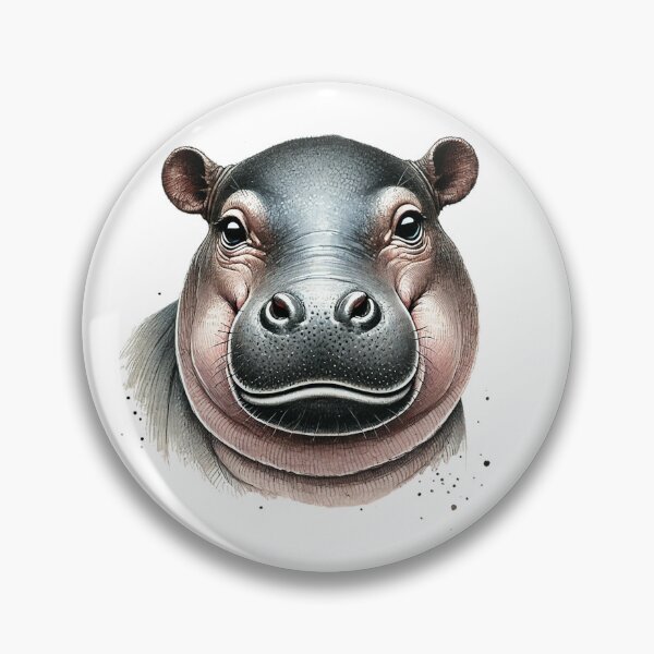 Item preview, Happy Little Hippo designed and sold by Zarek-pixel-paws.