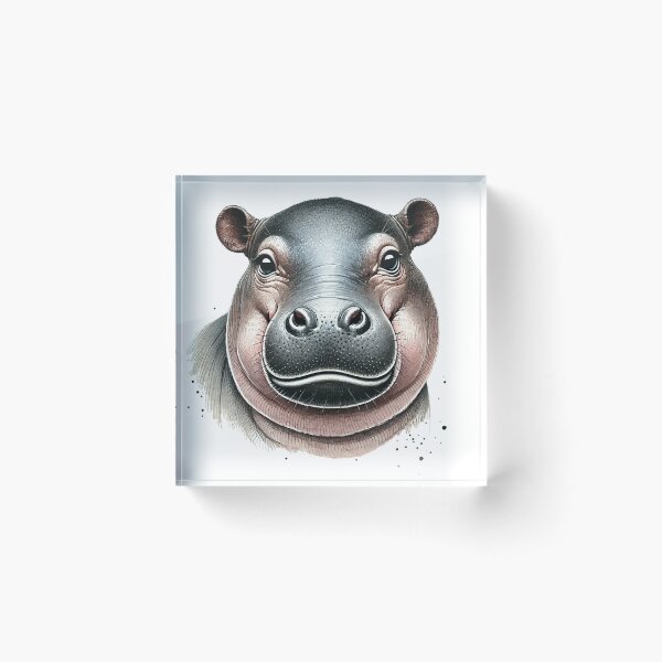 Item preview, Happy Little Hippo designed and sold by Zarek-pixel-paws.